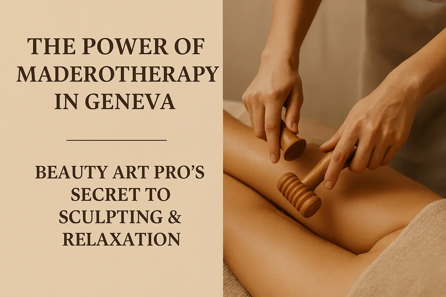 La puissance de la madérothérapie à Genève – Le secret des professionnels de l’art de la beauté pour sculpter et se détendre